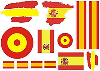pegatinas variadas bandera de España