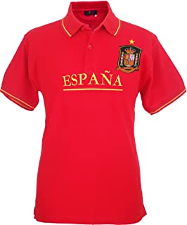 Polo España bordado rojo