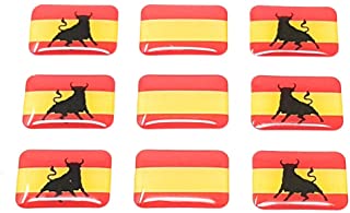 Pegatinas conrelieve de la bandera de España